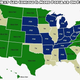 Illustration for article titled A Map That Shows Which States Are Xbox One and Which Are PS4